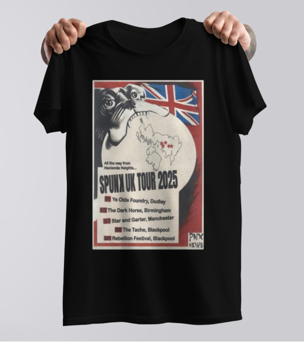 Spunk UK 2025 Tour T-Shirt