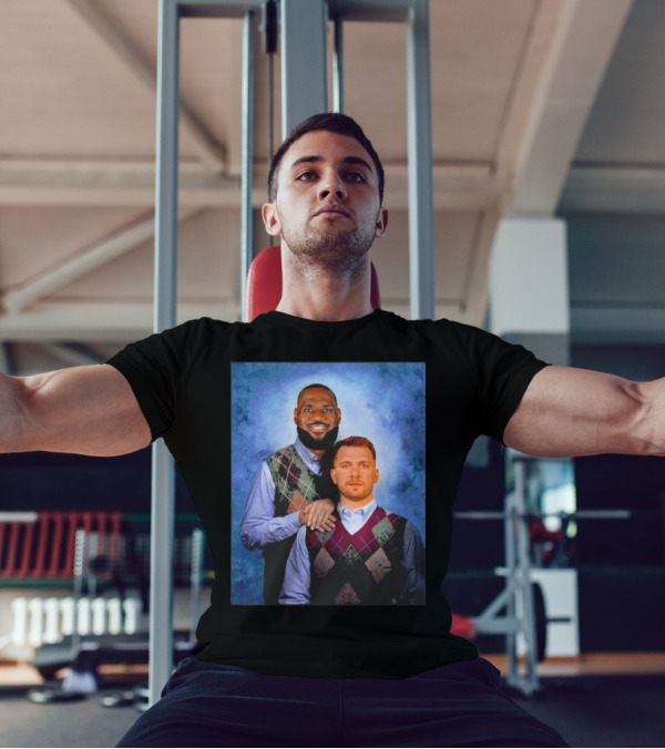 Step Brothers Luka Doncic Lebron James Argyle Sweater Duo T-Shirt