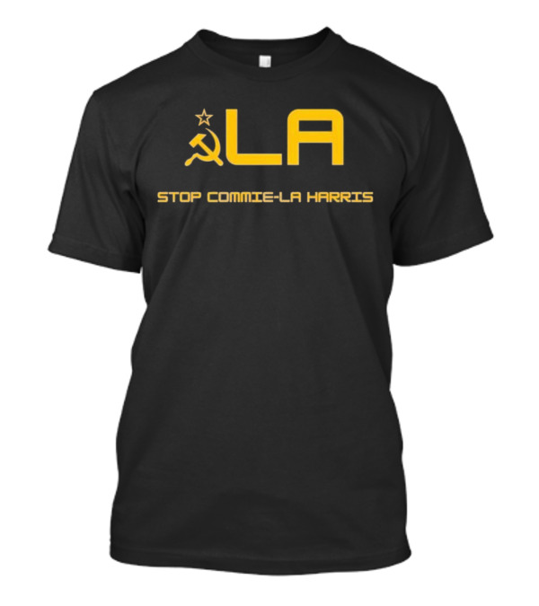 STOP COMMIE-LA HARRIS HAMMER SICKLE STAR ICON T-Shirt