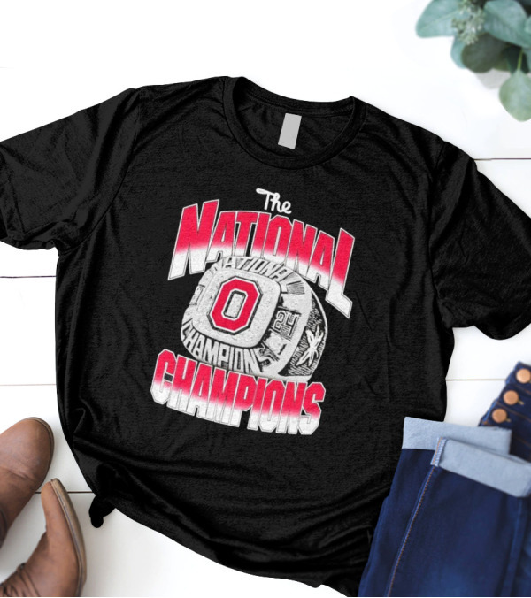 The National Champions 2024 Ring Icon O Logo T-Shirt