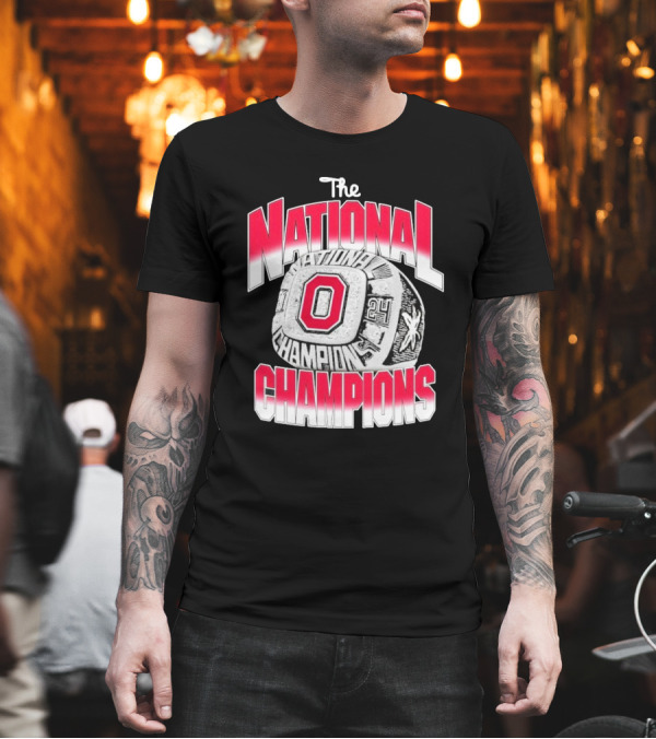 The National Champions 2024 Ring Icon O Logo T-Shirt