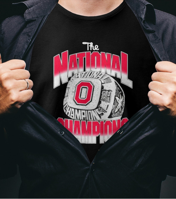 The National Champions 2024 Ring Icon O Logo T-Shirt
