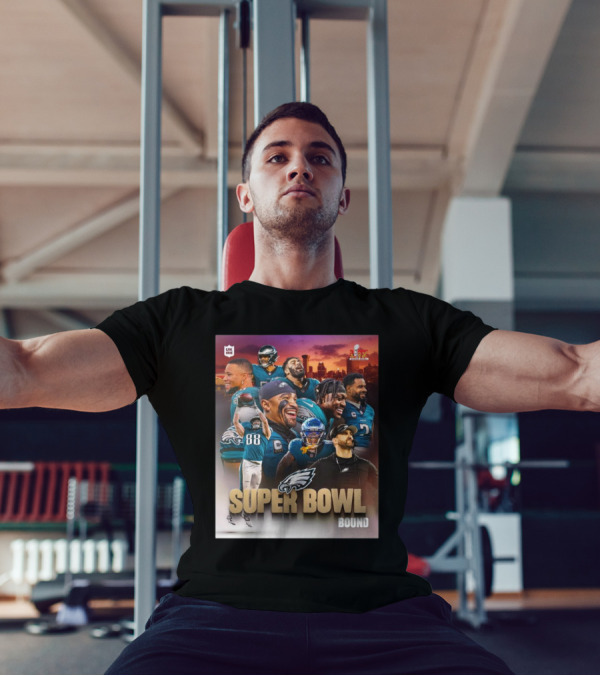 Philadelphia Eagles Super Bowl Bound LIX NFL UK IRE T-Shirt