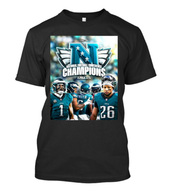 National Football Conference Champions Eagles FlyEaglesFly NFL On Fox T-Shirt