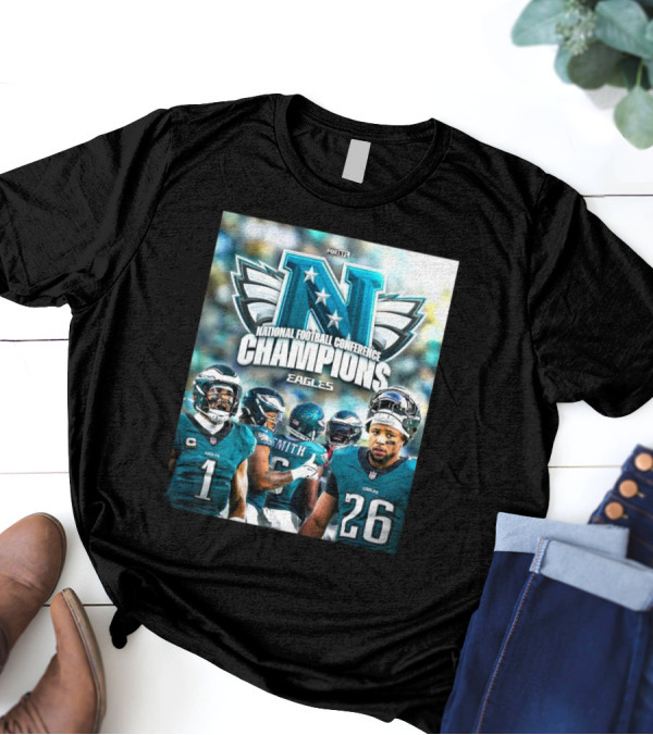 National Football Conference Champions Eagles FlyEaglesFly NFL On Fox T-Shirt