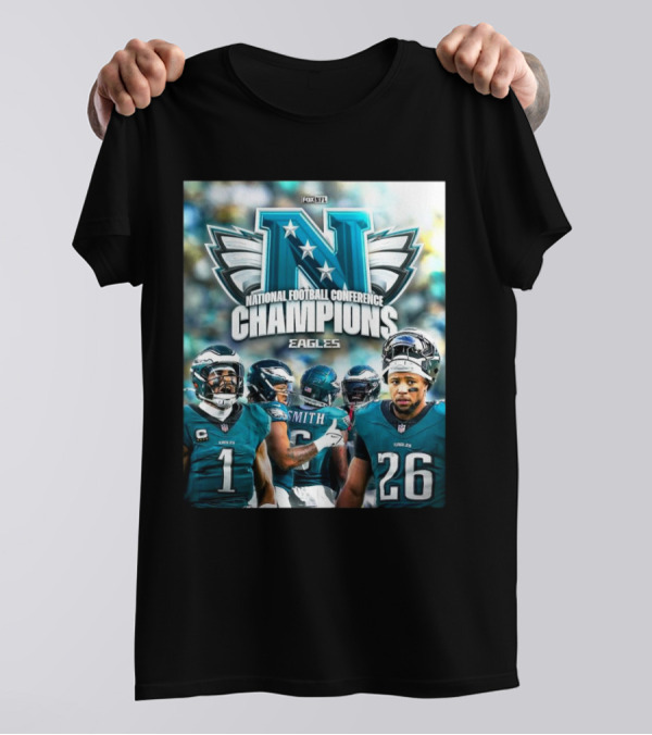 National Football Conference Champions Eagles FlyEaglesFly NFL On Fox T-Shirt
