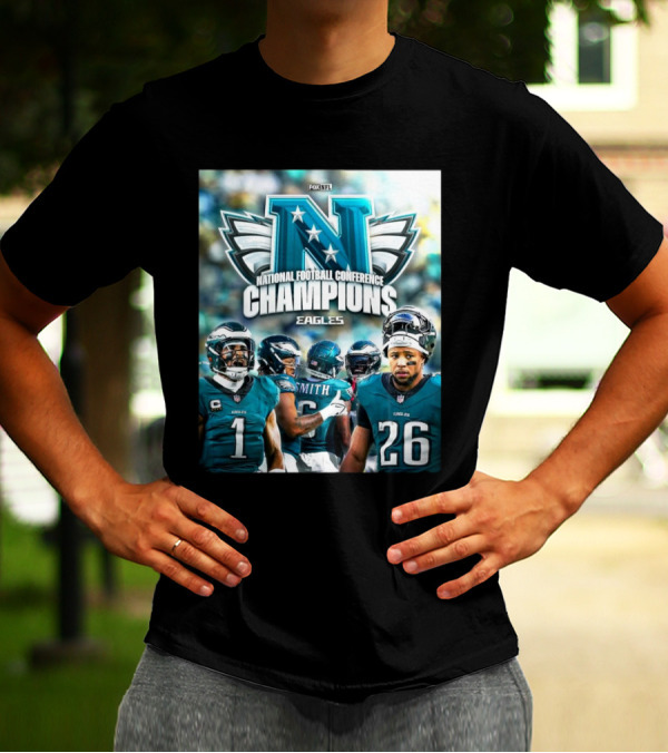 National Football Conference Champions Eagles FlyEaglesFly NFL On Fox T-Shirt
