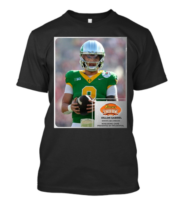 Reese’s Senior Bowl Dillon Gabriel Senior QB Oregon Rose Bowl Game Presented By Prudential T-Shirt