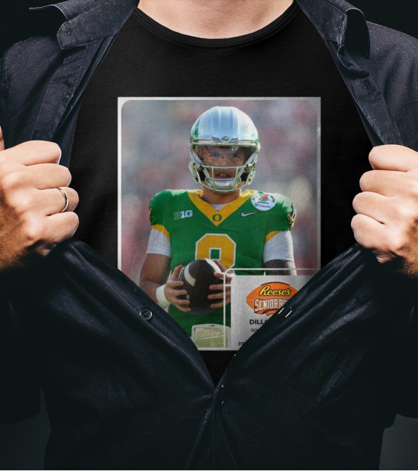 Reese’s Senior Bowl Dillon Gabriel Senior QB Oregon Rose Bowl Game Presented By Prudential T-Shirt