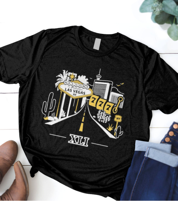 Las Vegas XLI Road Vintage Santi Merch T-Shirt