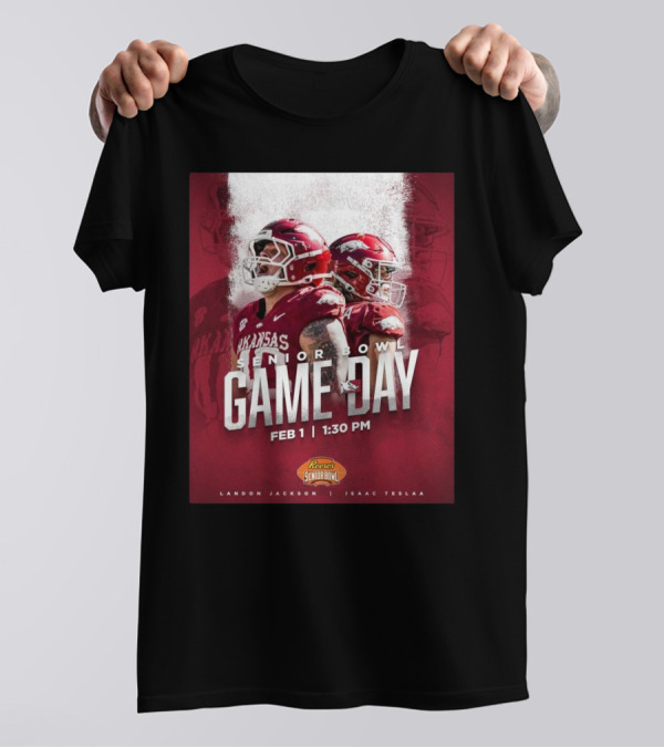 Arkansas Razorbacks Senior Bowl Game Day Landon Jackson Isaac TeSlaa February 1 2025 T-Shirt