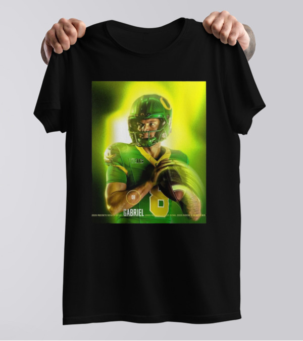 2025 Reese's Senior Bowl Oregon Ducks Football Dillon Gabriel QB 18 T-Shirt