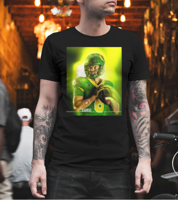 2025 Reese's Senior Bowl Oregon Ducks Football Dillon Gabriel QB 18 T-Shirt
