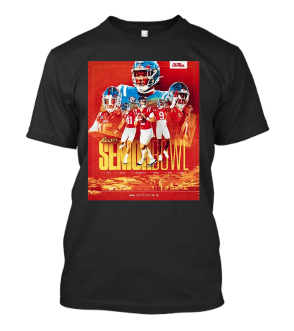 Reese's Senior Bowl Walter Nolen Ole Miss Rebels Football Mobile 2025 T-Shirt