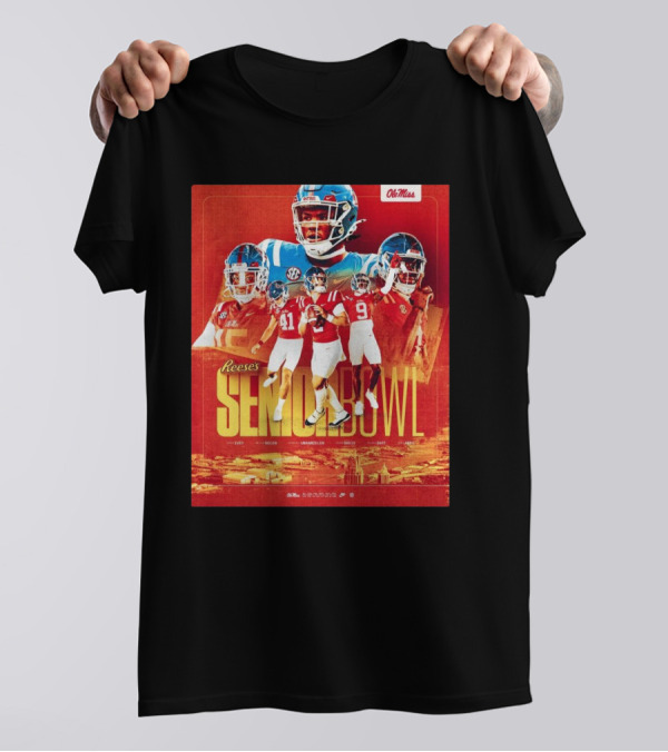 Reese's Senior Bowl Walter Nolen Ole Miss Rebels Football Mobile 2025 T-Shirt