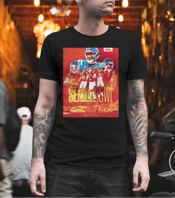 Reese's Senior Bowl Walter Nolen Ole Miss Rebels Football Mobile 2025 T-Shirt