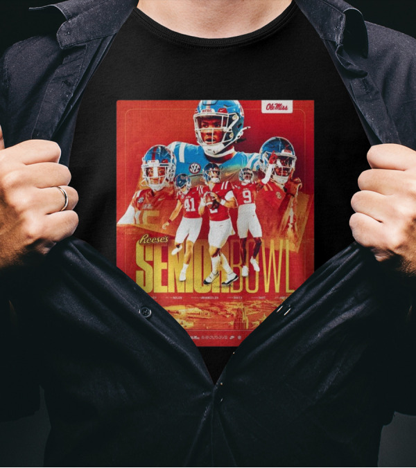 Reese's Senior Bowl Walter Nolen Ole Miss Rebels Football Mobile 2025 T-Shirt