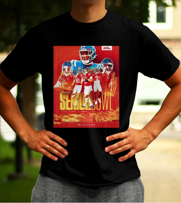 Reese's Senior Bowl Walter Nolen Ole Miss Rebels Football Mobile 2025 T-Shirt
