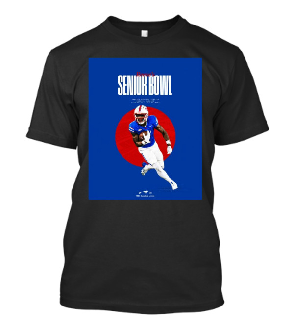Reese's Senior Bowl Hancock Whitney Stadium Mobile Alabama Brashard Smith SMU Football 2025 T-Shirt