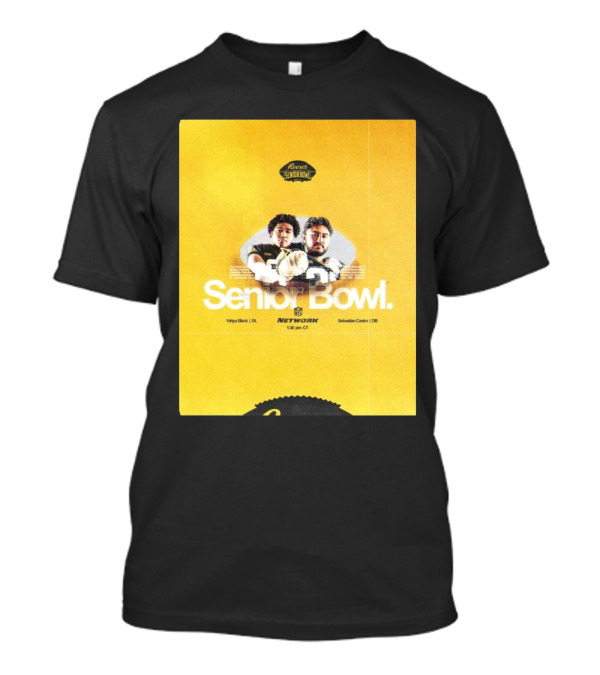 Reese's Senior Bowl Yahya Black Sebastian Castro 2025 Network Texas Tech Football February 1 T-Shirt
