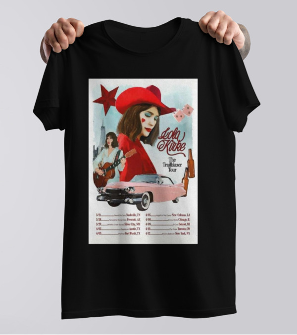 Lola Kirke The Trailblazer Tour 2025 Nashville Austin Chicago Toronto New York T-Shirt