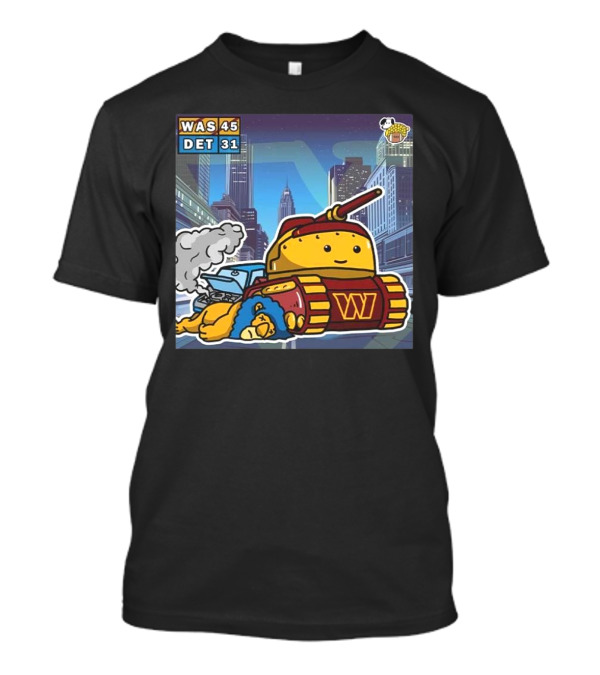 "Washington Commanders Tank Victory Over Detroit Lions 45-31 Urban Showdown" T-Shirt