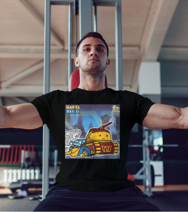 "Washington Commanders Tank Victory Over Detroit Lions 45-31 Urban Showdown" T-Shirt