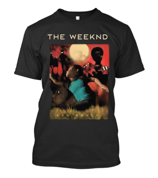 The Weeknd São Paulo Moonlit Shadow Scene T-Shirt
