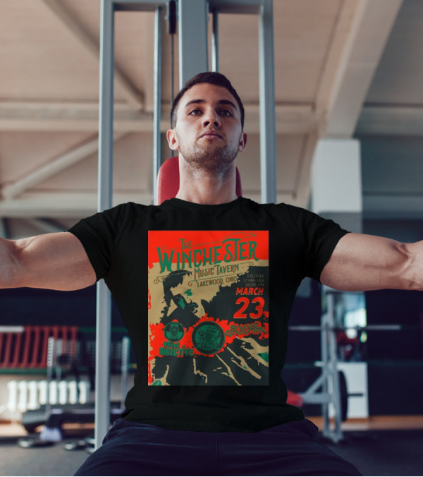 The Winchester Music Tavern Lakewood Ohio March 23 Prime Directive Strange Generation T-Shirt
