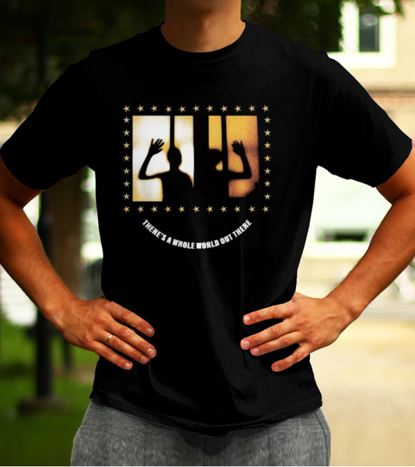 There's A Whole World Out There Pure Noise Arm's Length Stars And Silhouettes T-Shirt