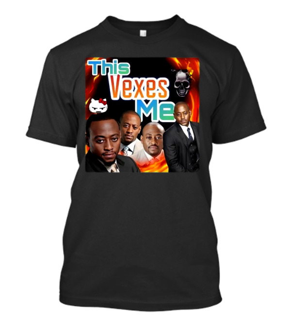 This Vexes Me Hello Kitty Skull Flame T-Shirt