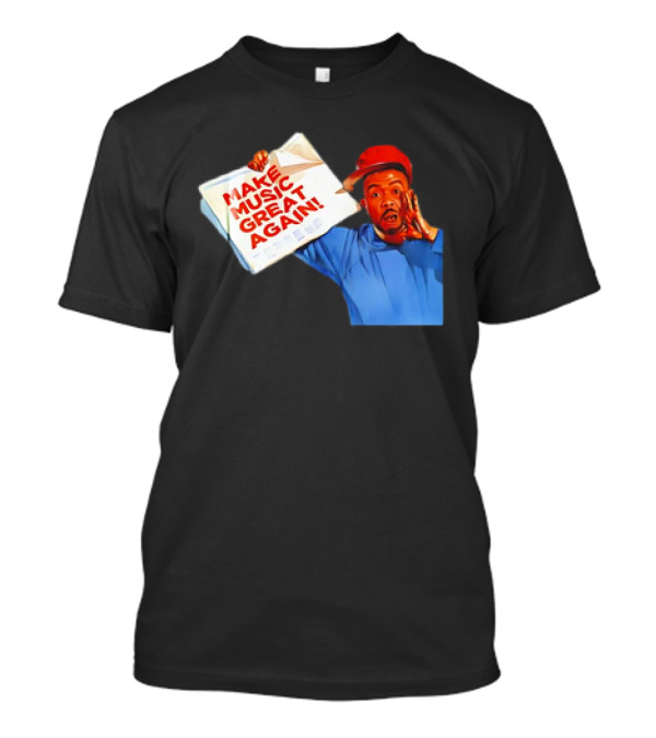 Timbo Land Make Music Great Again Newspaper Character T-Shirt