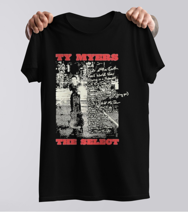 Ty Myers The Select Handwriting Collage T-Shirt