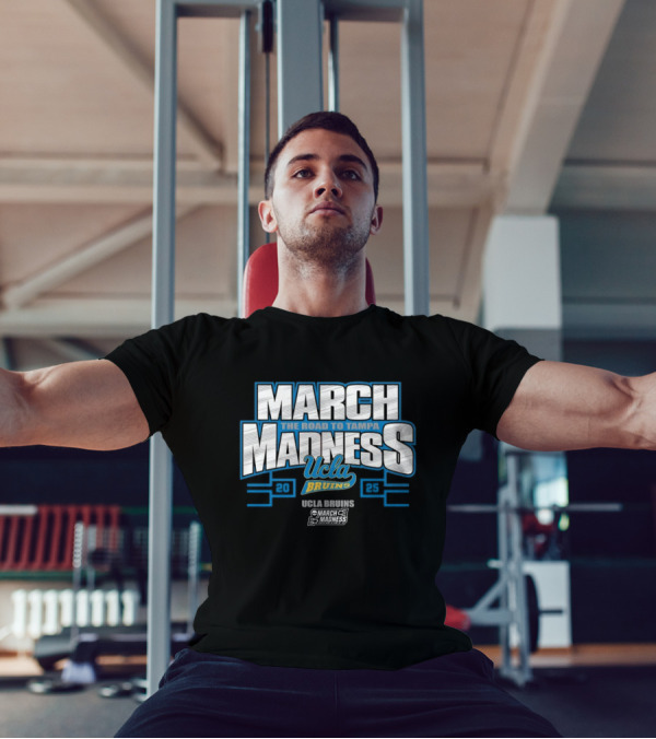 UCLA Bruins March Madness 2025 The Road To Tampa NCAA Women's Basketball Tournament T-Shirt