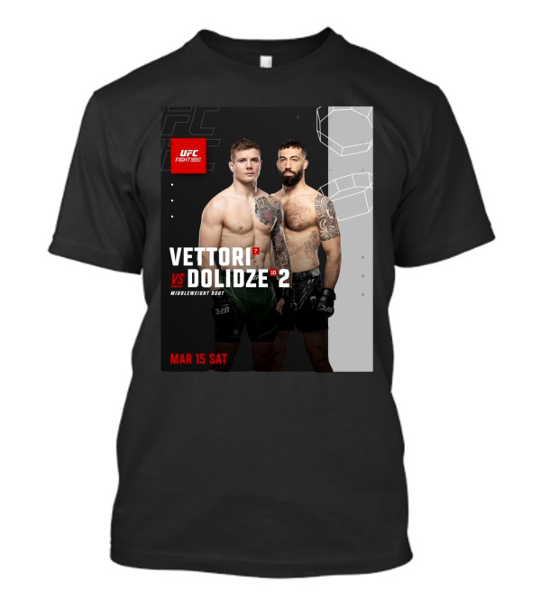 UFC Fight Night Vettori Vs Dolidze Middleweight Bout March 15 Saturday T-Shirt