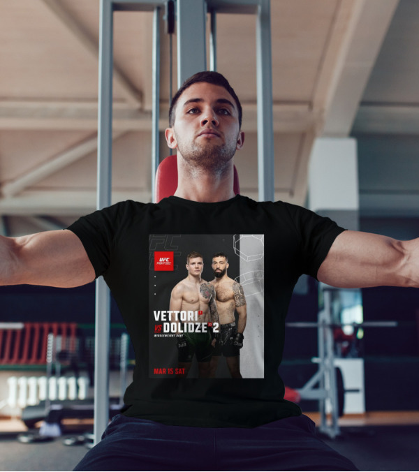 UFC Fight Night Vettori Vs Dolidze Middleweight Bout March 15 Saturday T-Shirt