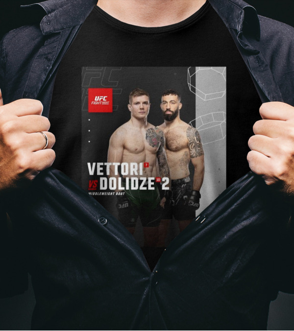 UFC Fight Night Vettori Vs Dolidze Middleweight Bout March 15 Saturday T-Shirt