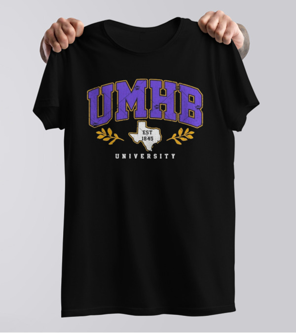 UMHB University Vintage Retro Texas Est 1845 T-Shirt