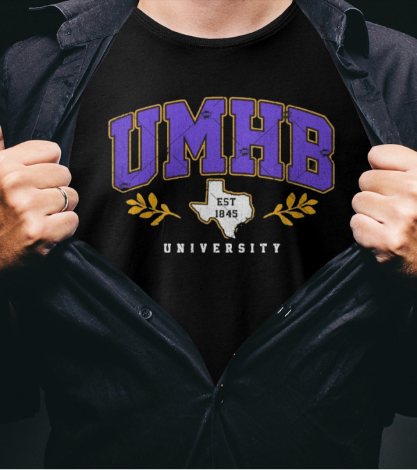 UMHB University Vintage Retro Texas Est 1845 T-Shirt
