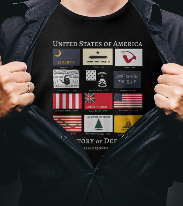 United States Of America Liberty Come And Take It Historical Flags A History Of Defiance T-Shirt