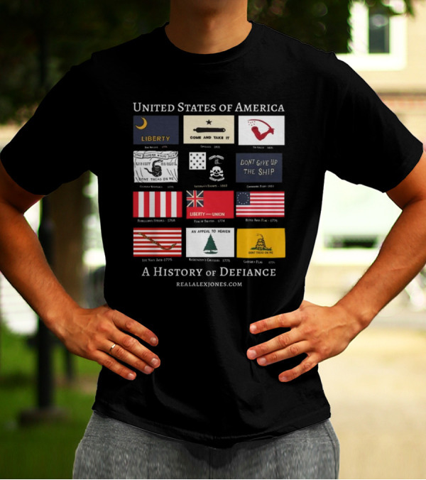 United States Of America Liberty Come And Take It Historical Flags A History Of Defiance T-Shirt