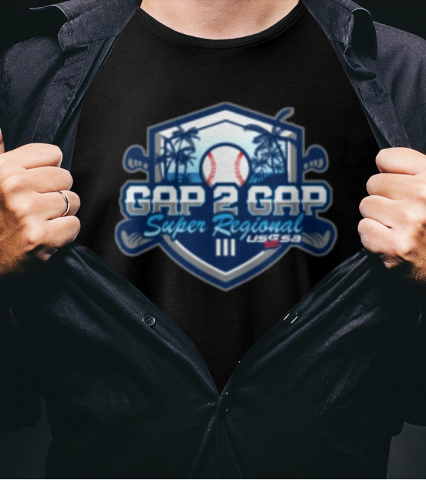 USSSA Gap 2 Gap Super Regional III Baseball March 15-16 2025 T-Shirt