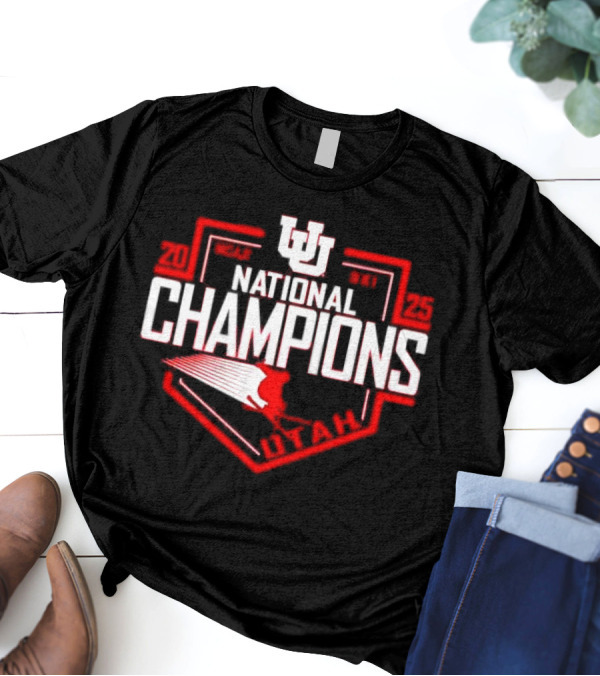 Utah Utes 2025 National Champions NCAA Skiing T-Shirt