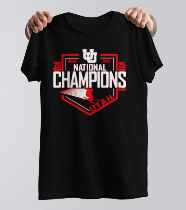 Utah Utes 2025 National Champions NCAA Skiing T-Shirt