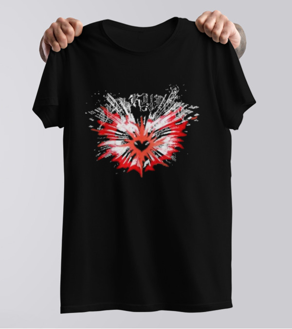 Valkyrae XO Team Liquid Black Heart Wings T-Shirt