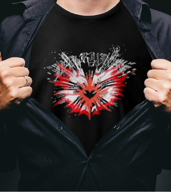 Valkyrae XO Team Liquid Black Heart Wings T-Shirt