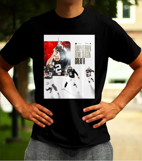 Diego Pavia Davey O’Brien Bowl Season Great 8 Vanderbilt Football T-Shirt