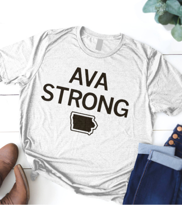 Ava Strong Iowa Outline T-Shirt