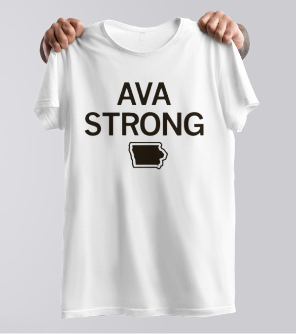 Ava Strong Iowa Outline T-Shirt