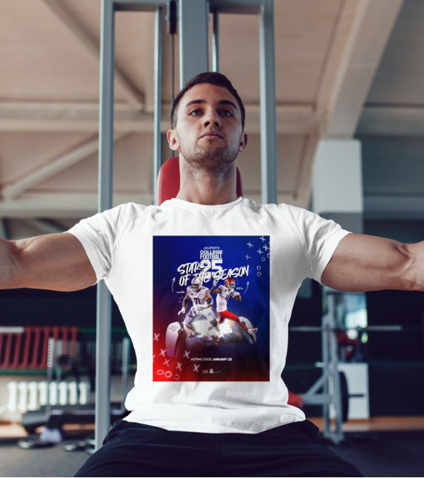 EA Sports College Football 25 Stars Of The Season Arizona Jonah Savaiinaea Tetairoa McMillan Voting Ends January 23 T-Shirt